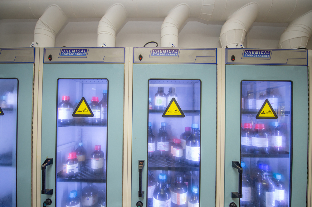 Lab cabinets for safe storage