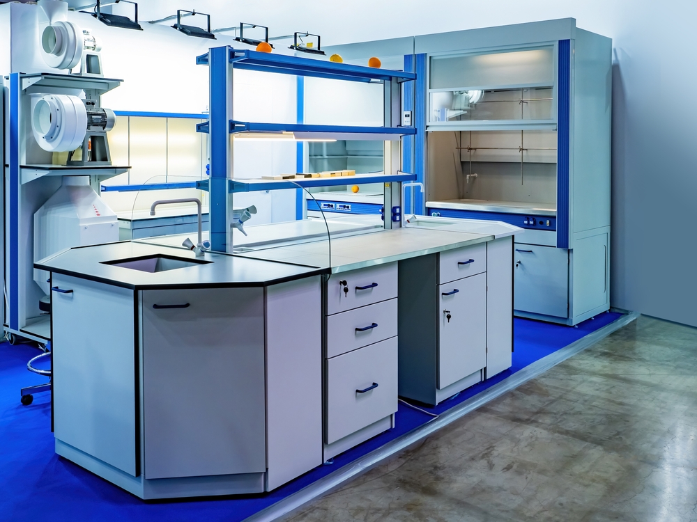 Space saving lab cabinets