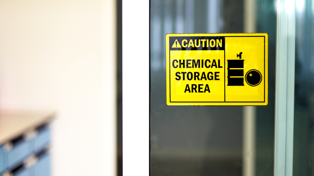 Determine Chemical Storage area before laboratory construction