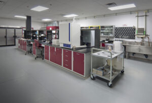 laboratory cupboards
