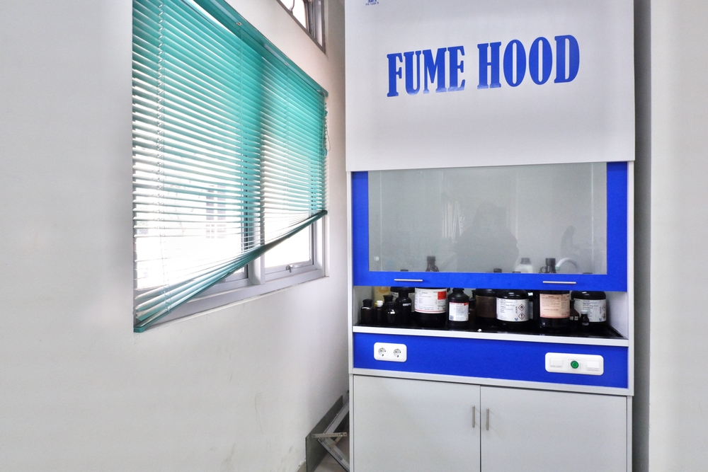 Fume hood laboratory cupboard