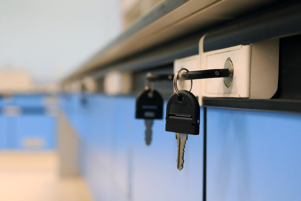 lockable laboratory cabinets