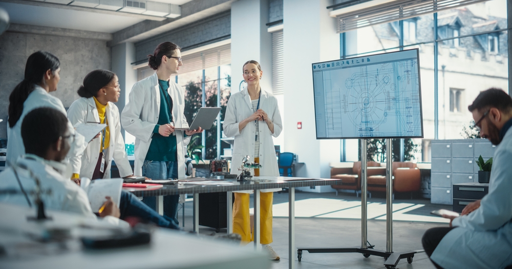 Lab tables for collaborating scientists