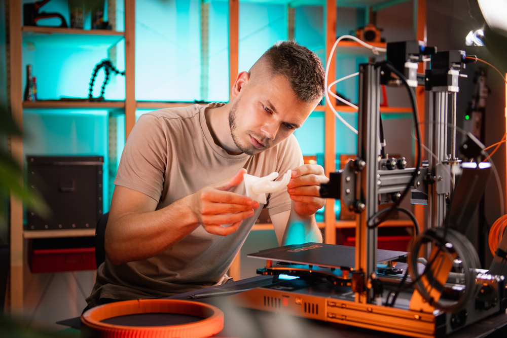 3D printer in school science lab