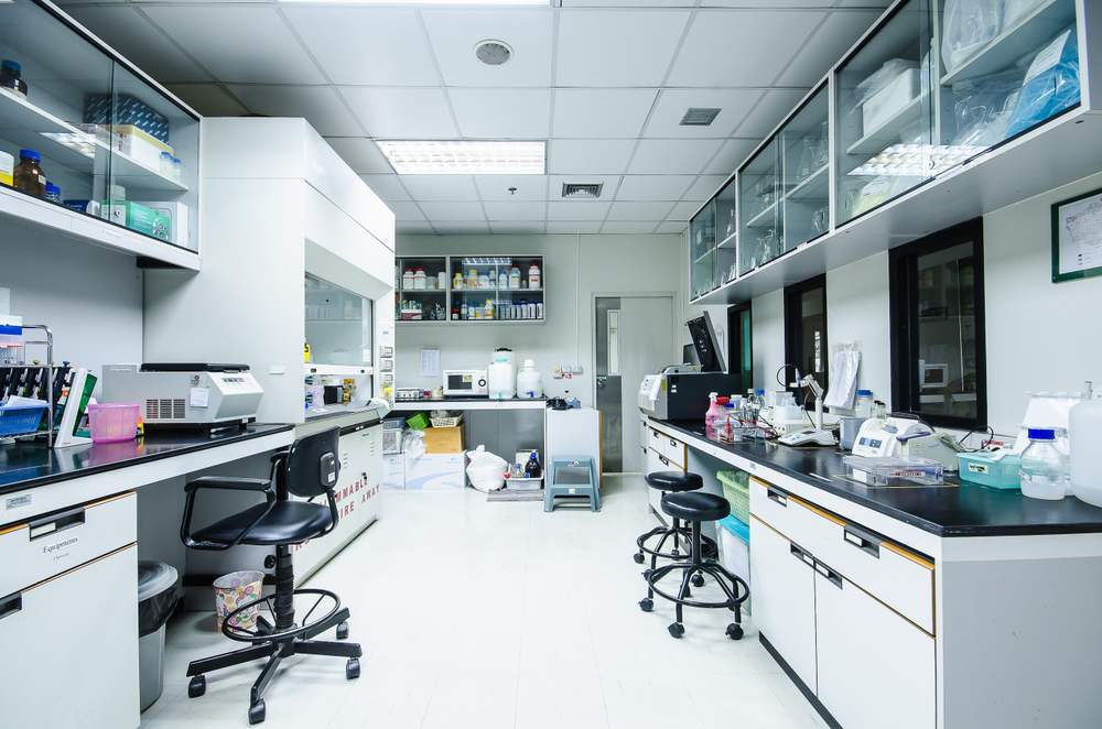 Lab space ready for retrofitting