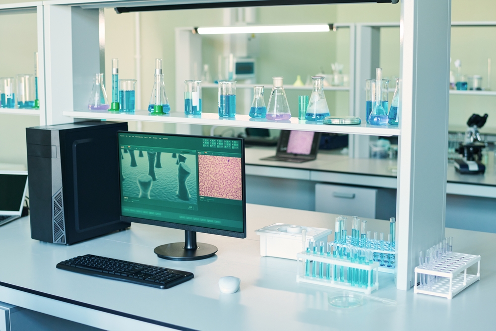 Retrofit lab of virologist or biotechnologist 