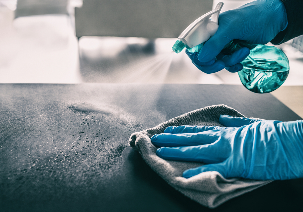 Non-porous resin lab countertop 