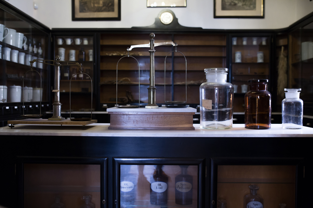 Vintage laboratory furniture -