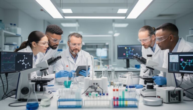 Collaborative lab workstations