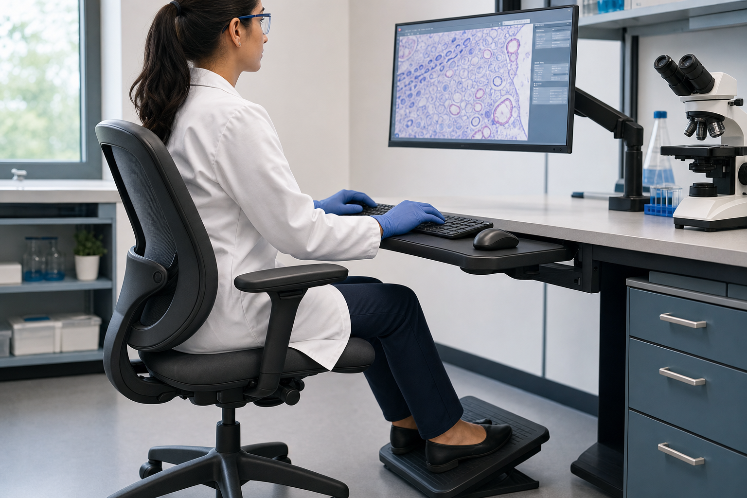 2Ergonomic lab design