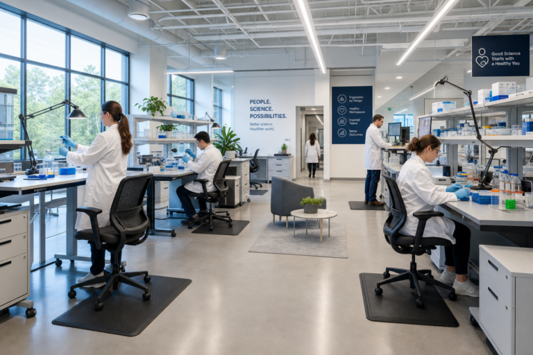 Ergonomic lab design